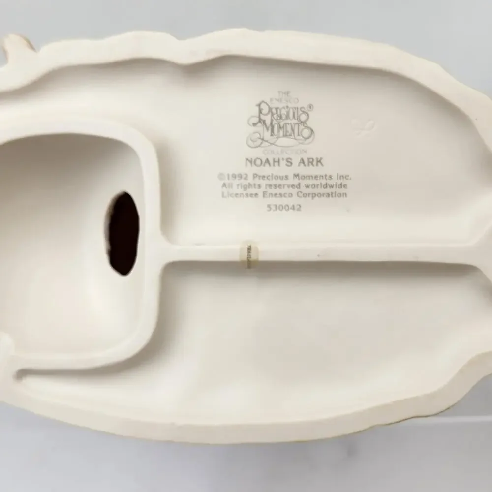 1992 Precious Moments Collection Noah's Ark Lit Porcelain 